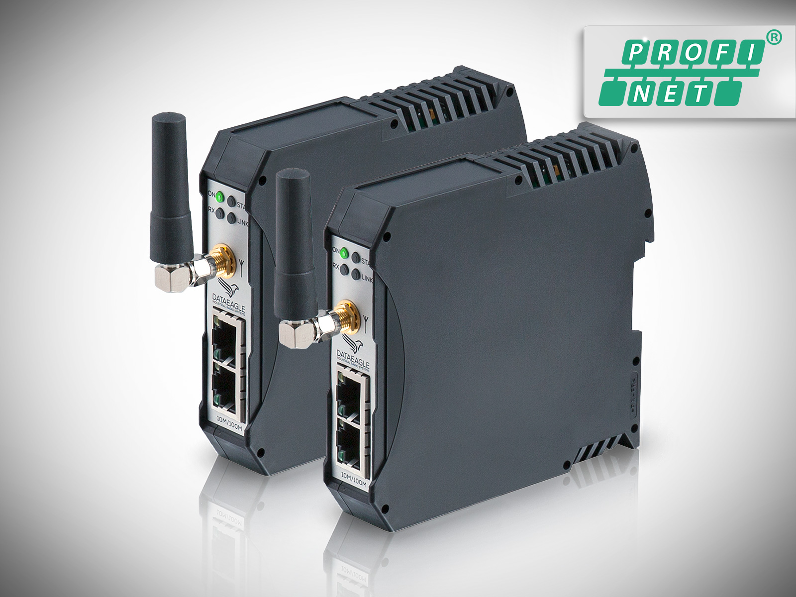 DATAEAGLE 4000 Compact • Wireless PROFINET • Datenfunkmodem für die kabellose Datenübertragung von PROFINET