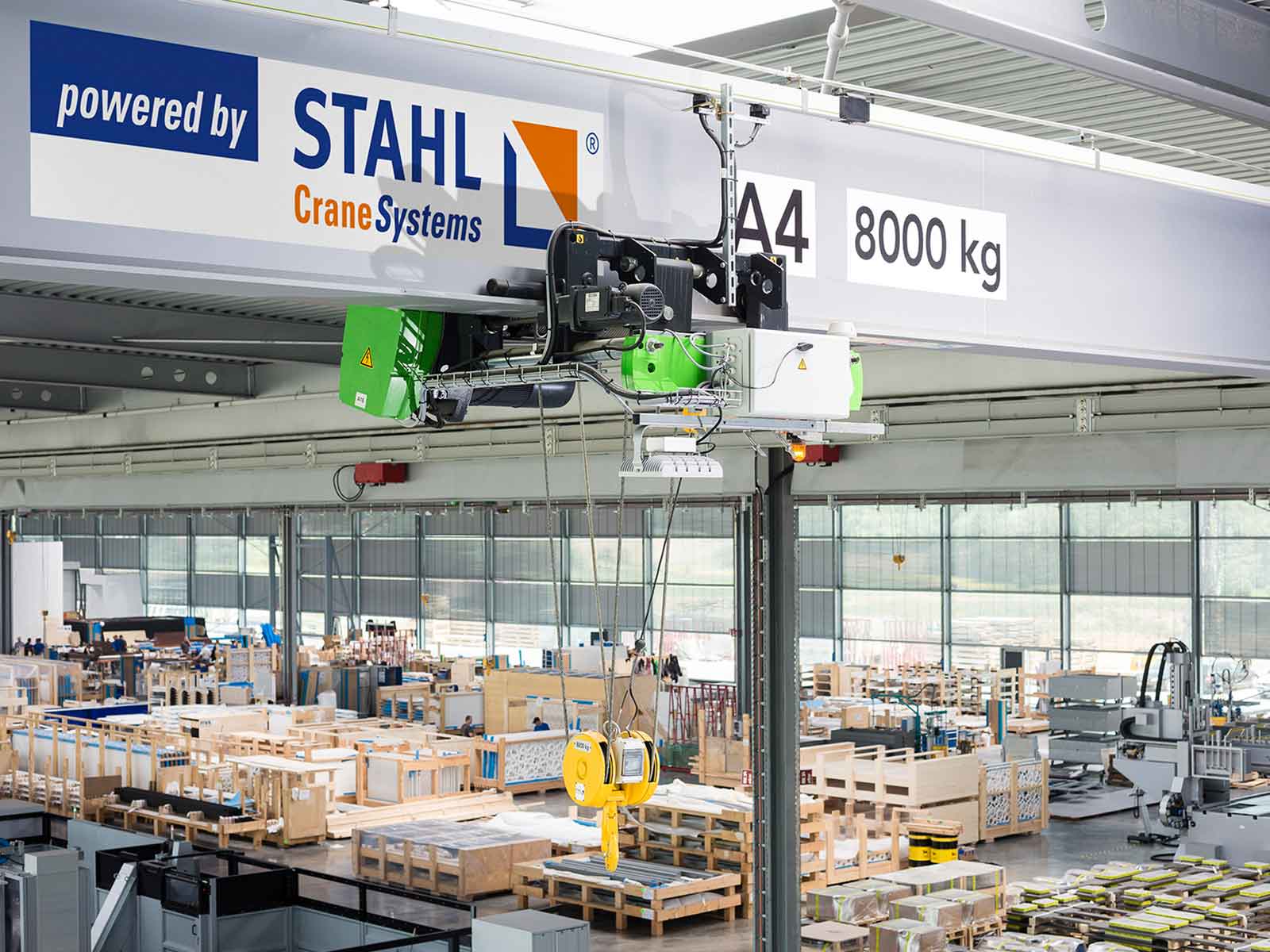 STAHL CraneSystems vernetzt weltweit Hebezeuge mit DATAEAGLE