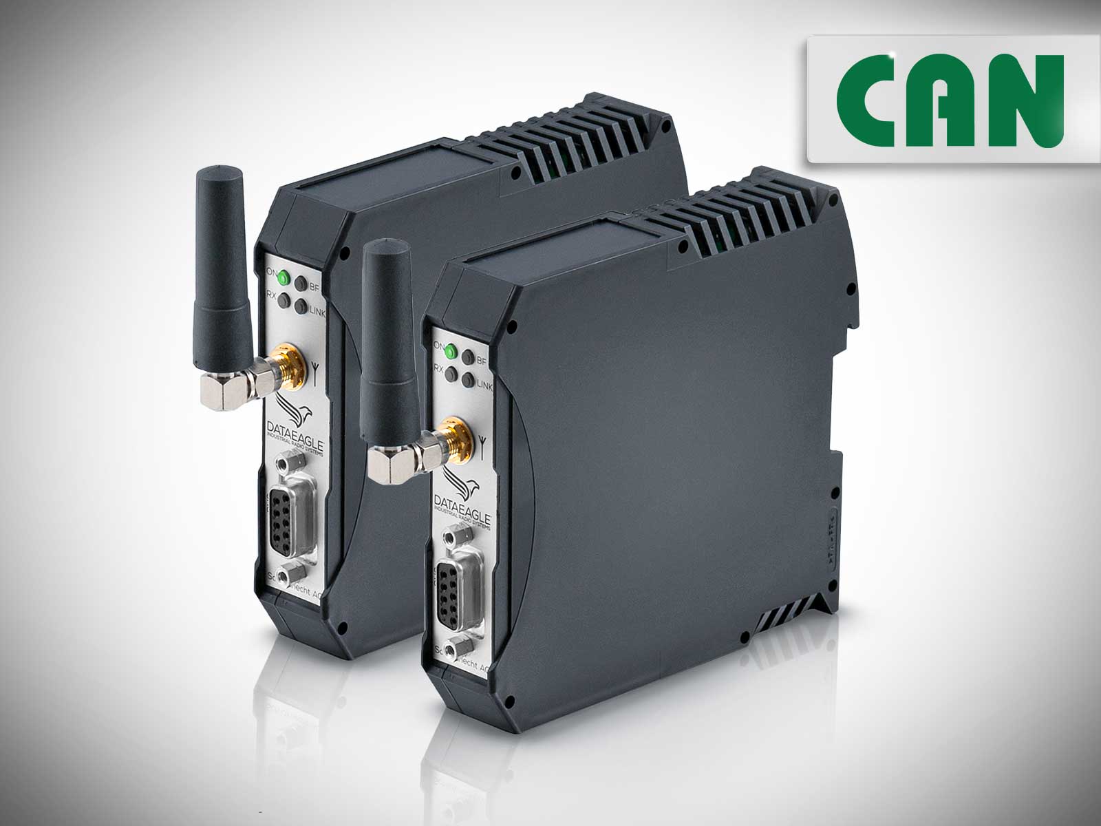 Industrial Wireless CAN • DATAEAGLE 6000 Compact • Funkmodem für die drahtlose Datenübertragung von CAN