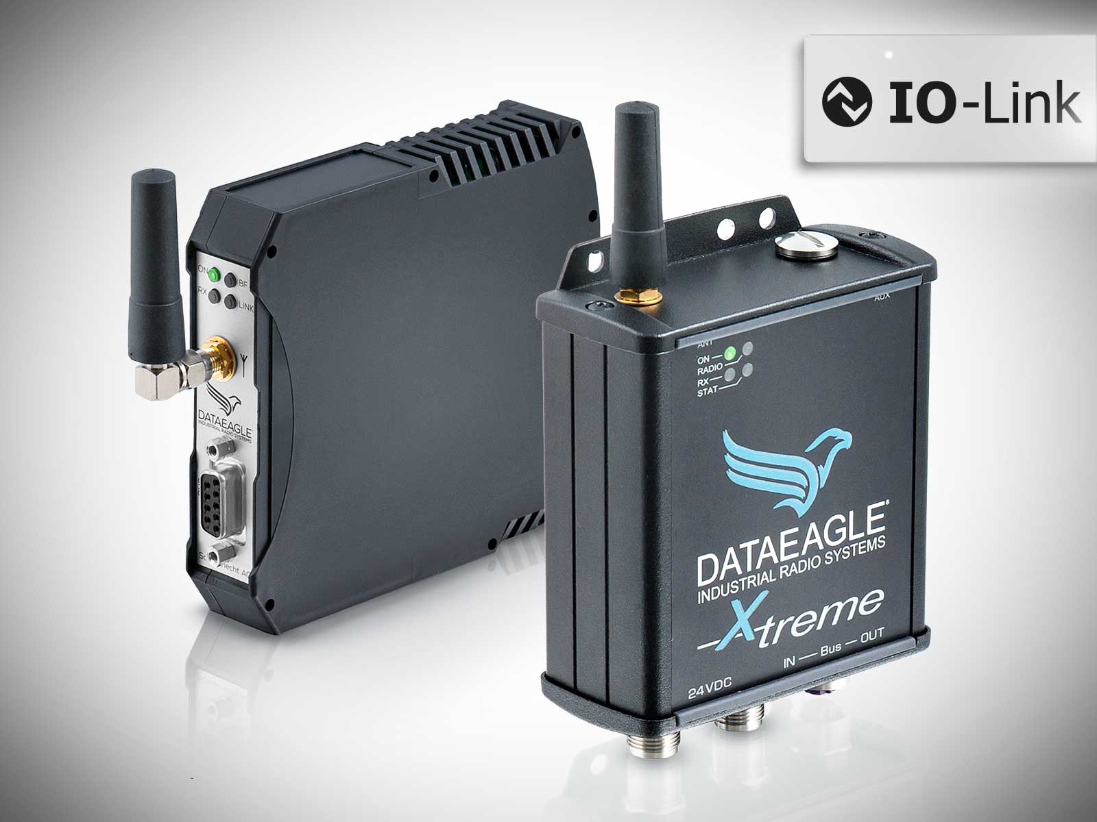 Wireless IO-Link • DATAEAGLE Funksysteme ermöglichen es IO-Link Sensordaten über PROFINET in die Steuerung zu übertragen • DATAEAGLE 4000