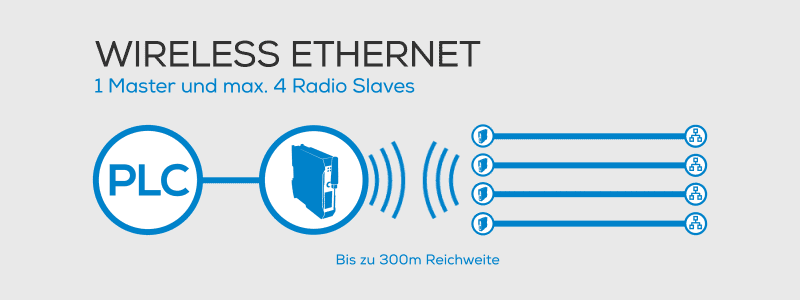 Wireless Ethernet ((•)) Datenfunk mit DATAEAGLE ((•)) Schildknecht AG
